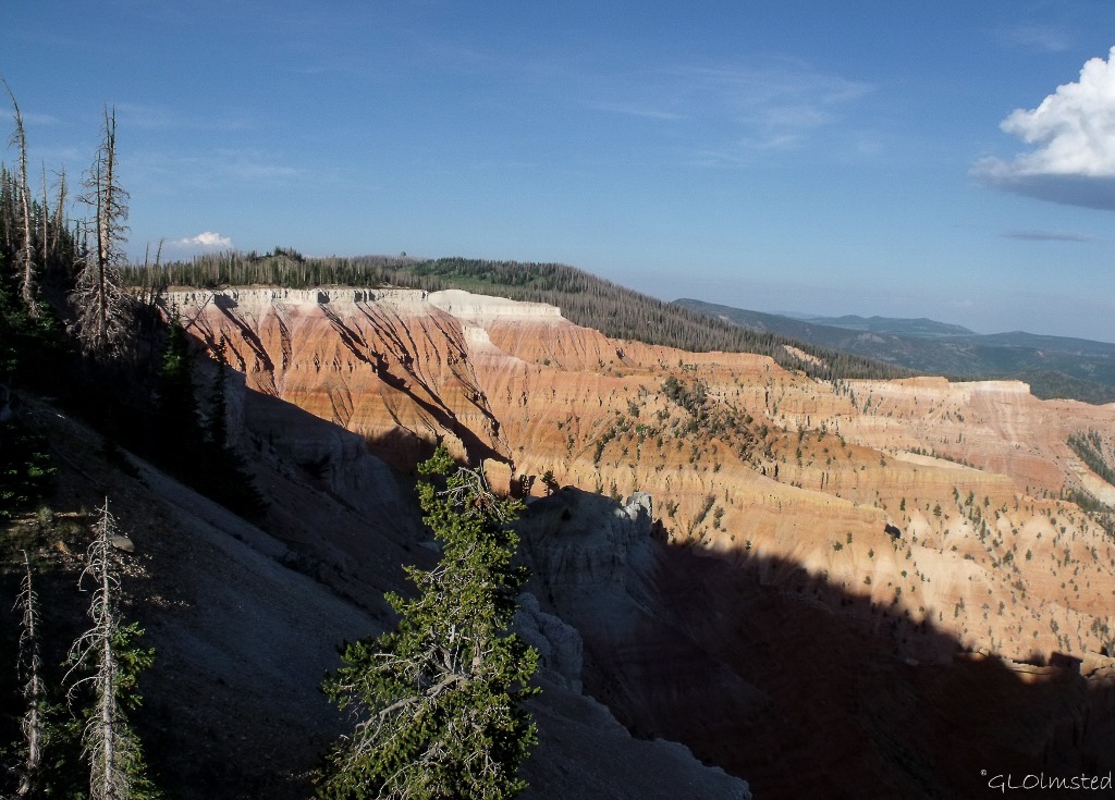 View SW towards VC from Sunset View Cedar Breaks National Monument Utah