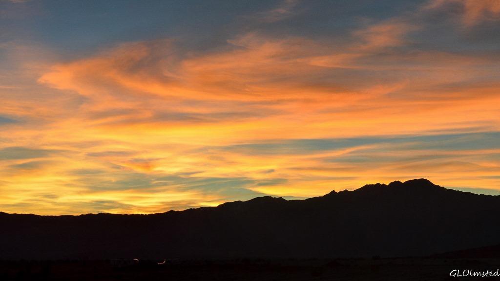Sunset Santa Rosa Mts Anza-Borrego Desert State Park California