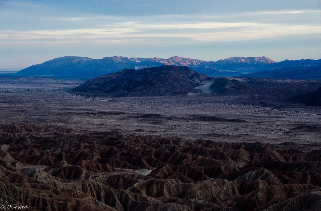 Badlands & beyond from Fonts Pt Anza-Borrego Desert State Park California
