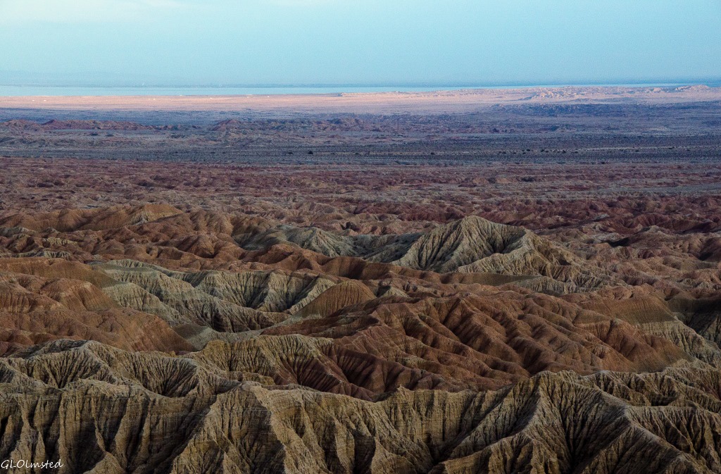 Badlands to Salton Sea from Fonts Pt Anza-Borrego Desert State Park California
