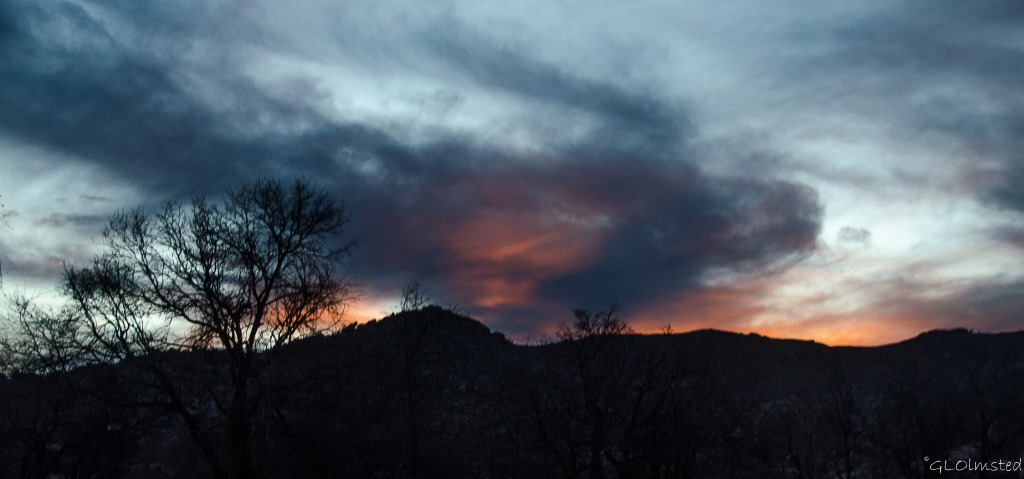 Sunset Yarnell Arizona