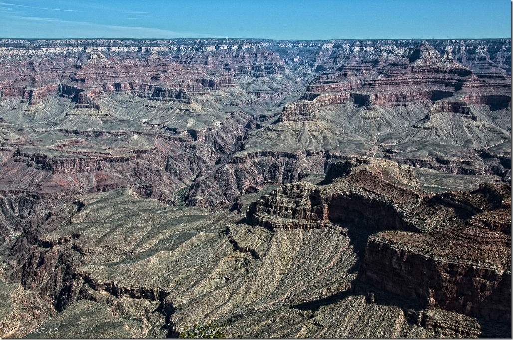 Looking North from South Rim Grand Canyon National Park Arizona