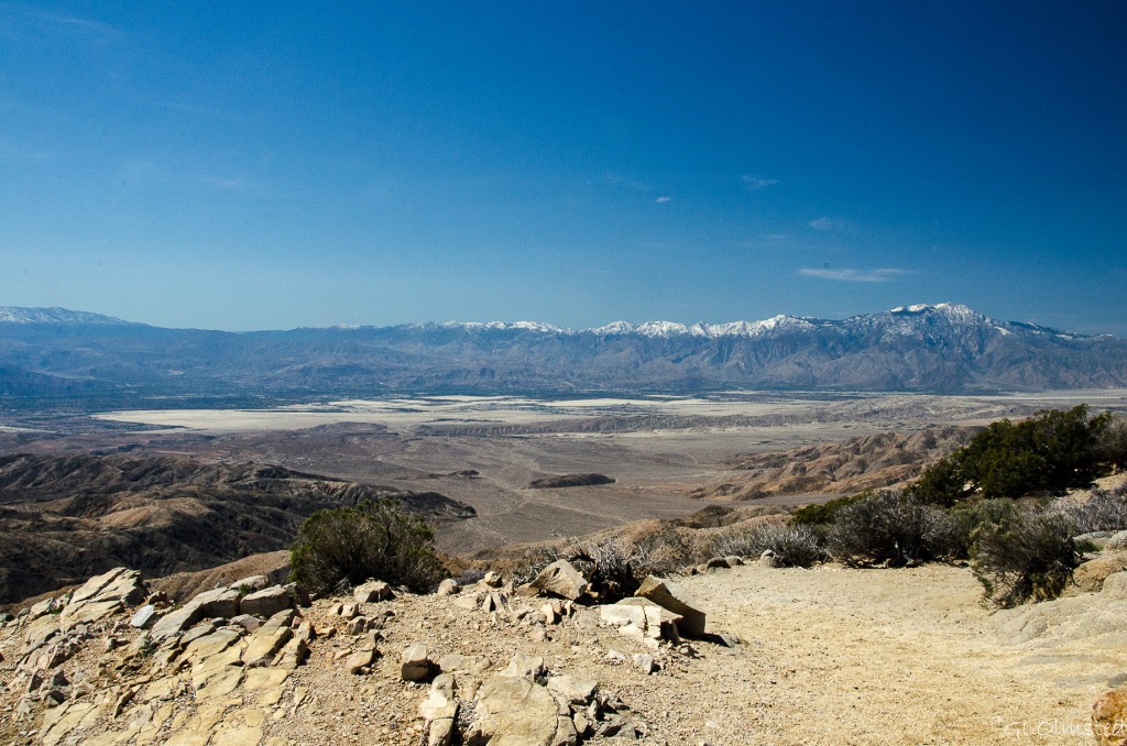 Coachella Valley & San Jacinto Mountains from Keys View Joshua Tree National Park California
