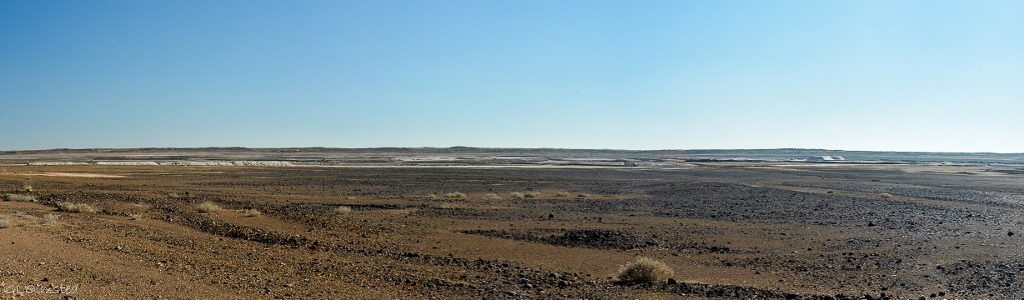 Salt pans near Upington South Africa