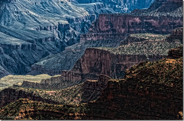 Bright Angel Canyon from Lodge North Rim Grand Canyon National Park Arizona