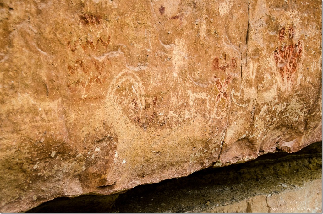 Rock Art panel FR423 Kaibab National Forest Arizona