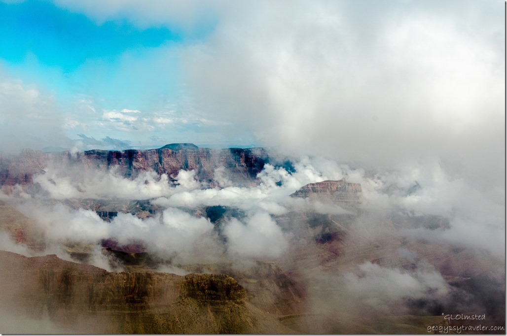 Inversion from Vista Encantada North Rim Grand Canyon National Park Arizona