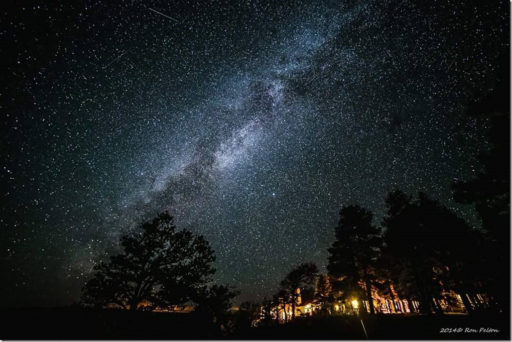 Milky Way over the Grand Lodge by Ron Pelton Jr 