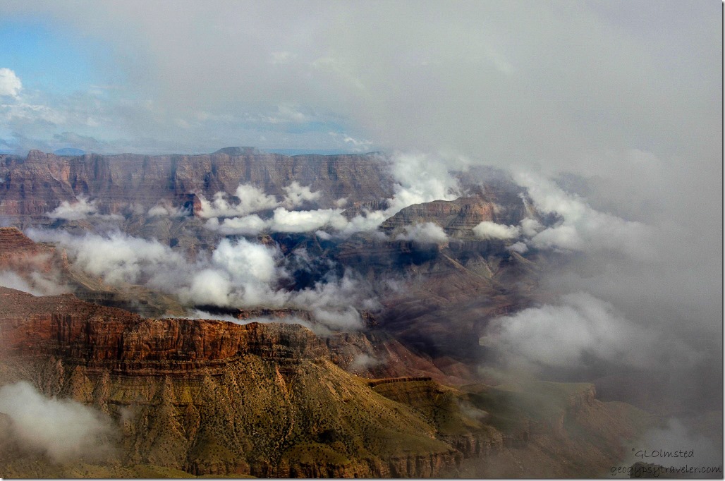 Inversion Walhalla overlook North Rim Grand Canyon National Park Arizona