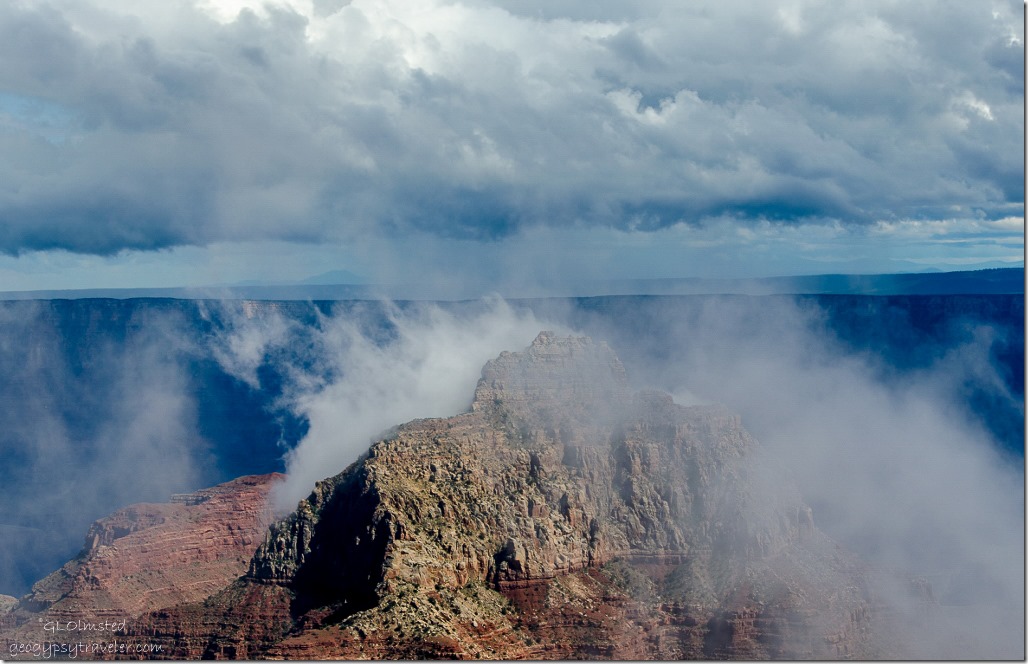 Inversion Vishnu Temple Cape Royal North Rim Grand Canyon National Park Arizona