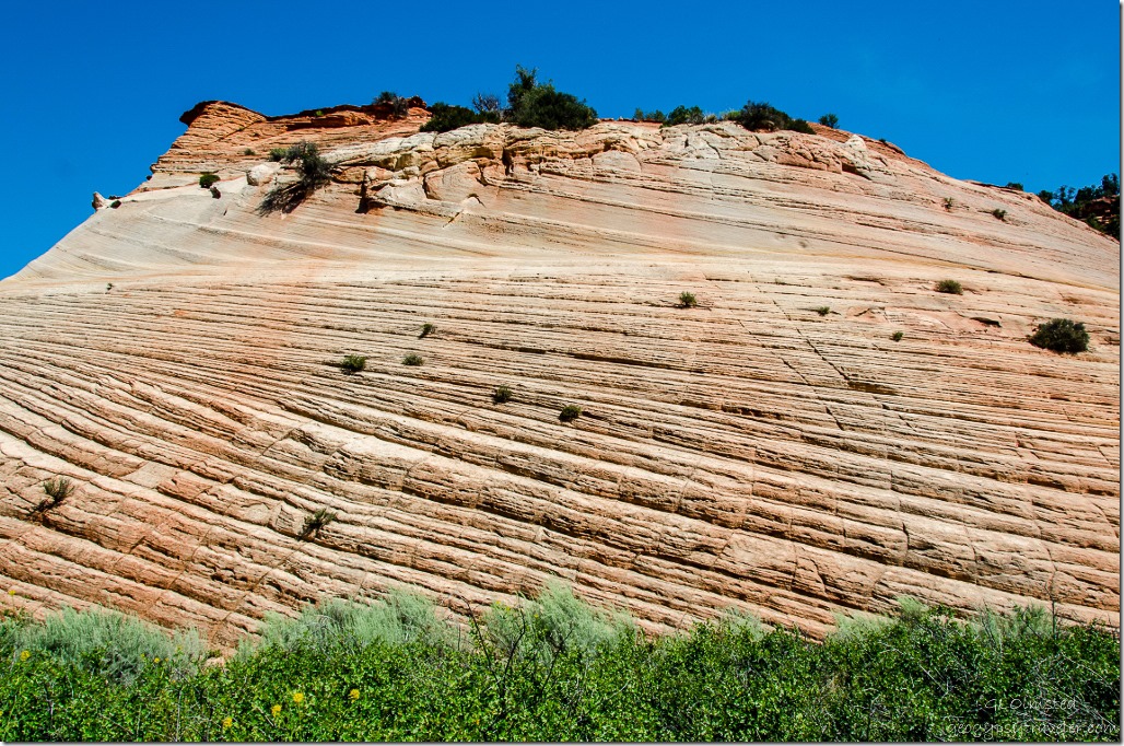 Navajo sandstone bluff Kanab Utah
