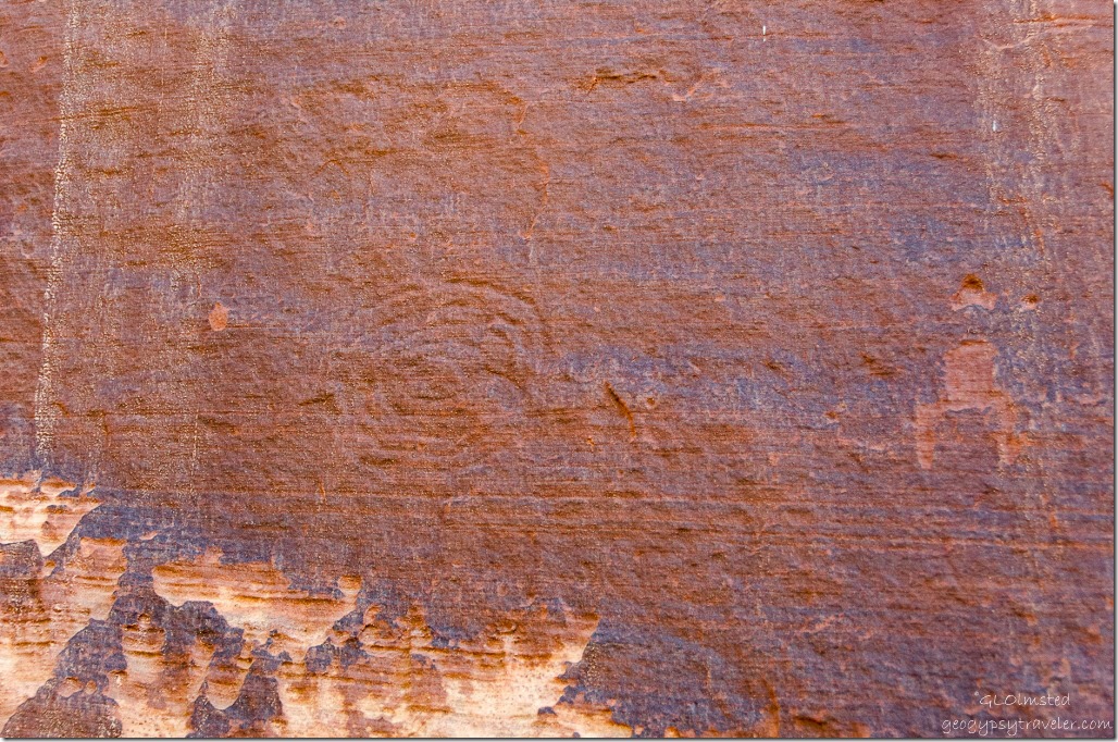 Native petroglyphs Kanab Utah