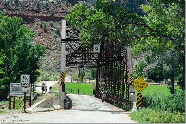 Historic Rockville Bridge Rockville Utah
