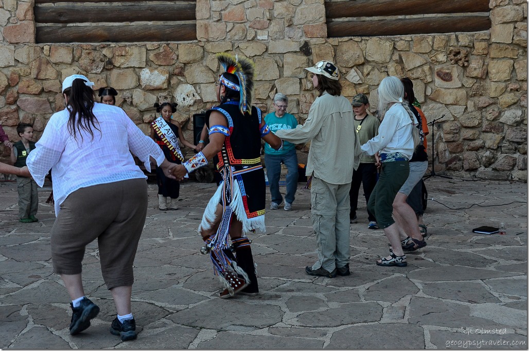 Group circle dance Heritage Days North Rim Grand Canyon National Park Arizona