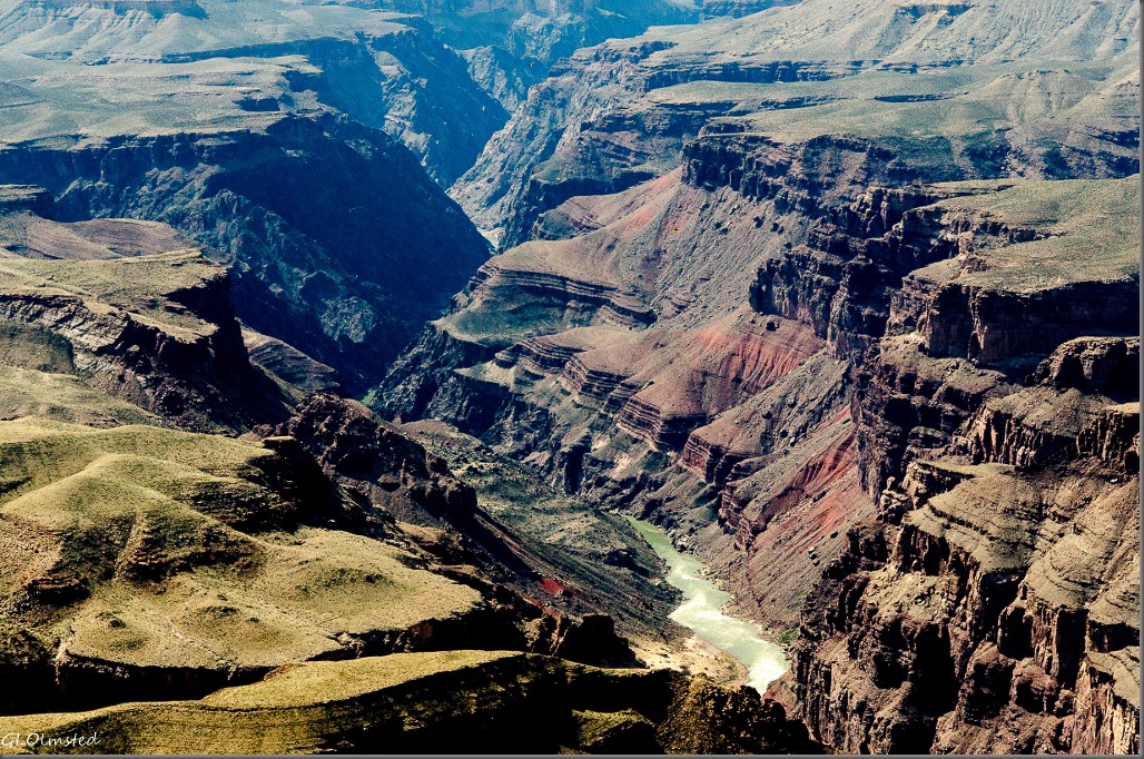 Colorado River from South Rim Grand Canyon National Park Arizona