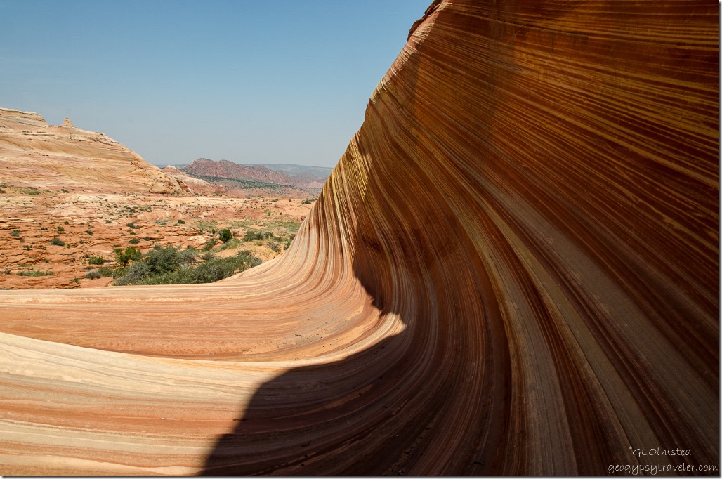 View N from The Wave Paria Canyon-Vermilion Cliffs Wilderness Arizona