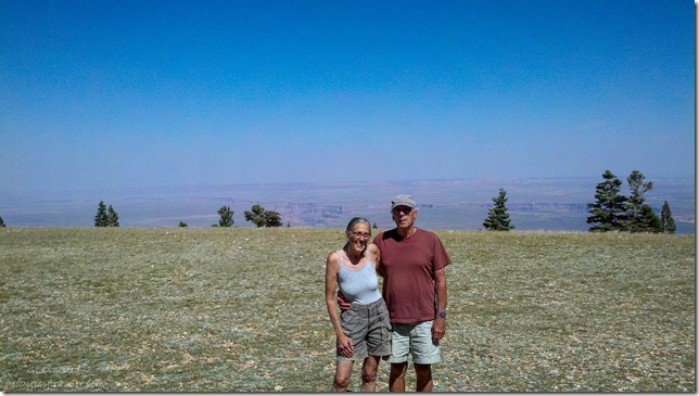 Gaelyn & Bill at Marble View Kaibab National Forest Arizona