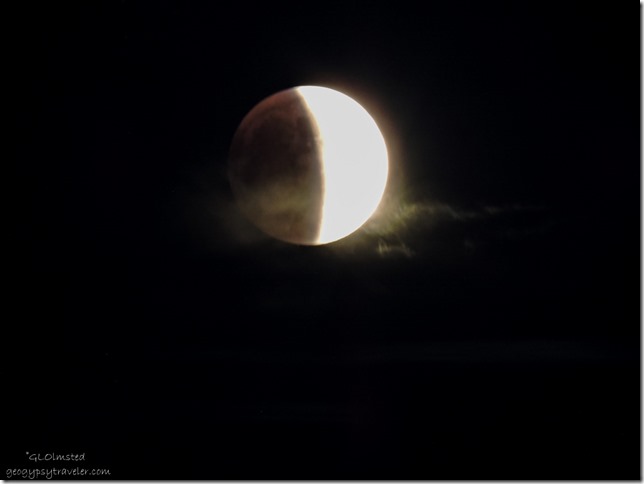 Lunar eclipse Hovenweep National Monument Utah