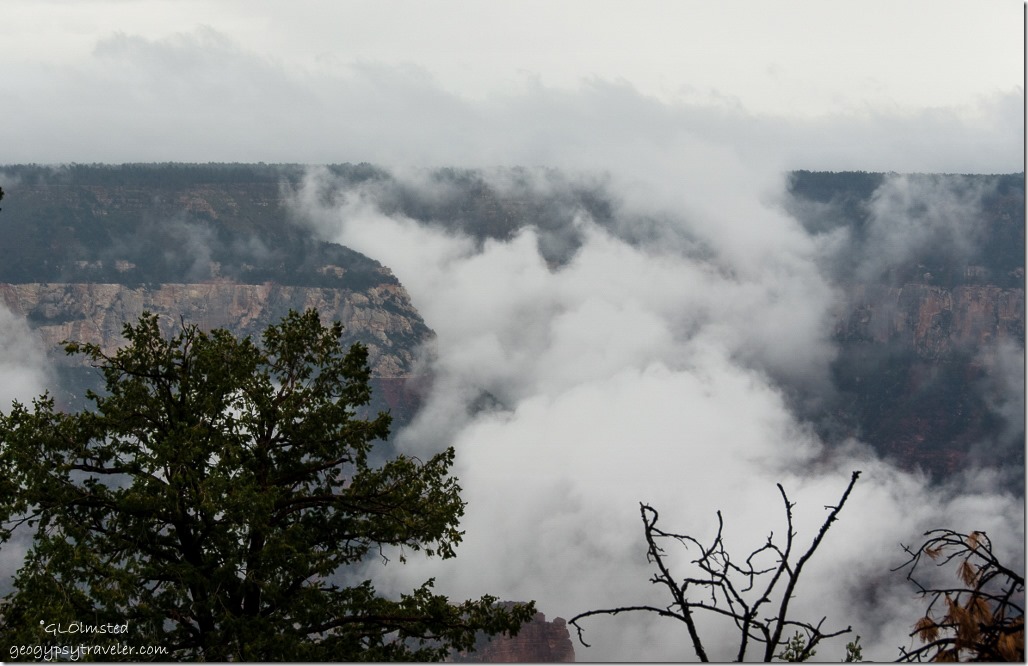 Inversion Roaring Springs Canyon North Rim Grand Canyon National Park Arizona