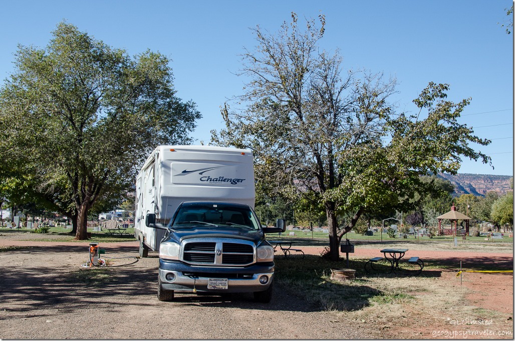 Truck & 5th-wheel Crazy Horse RV Park #70 Kanab Utah