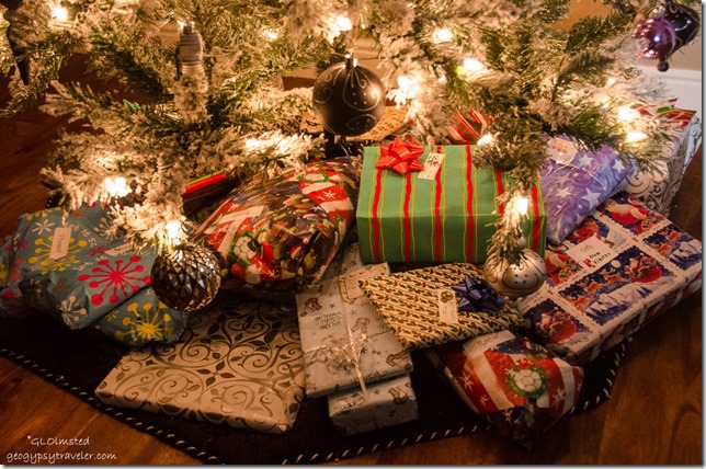 Presents under Christmas tree Spanish Fork Utah