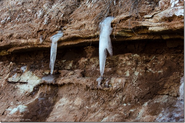 Icicles Whitehouse Road Grand Staircase-Escalante National Monument Utah