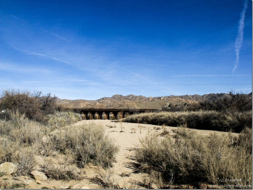 Trestle RR bridge from Date Creek-County Road 62 north Arizona