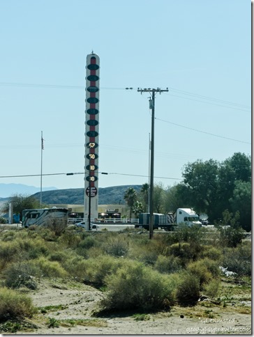 World's largest thermometer Baker California