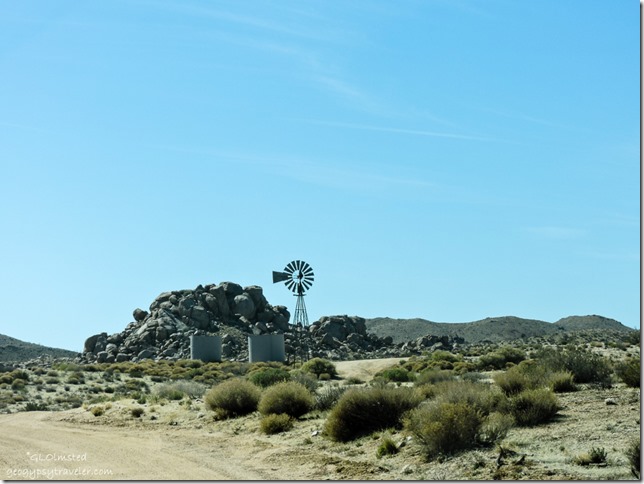 Windmill Black Canyon Road Mojave National Preserve California