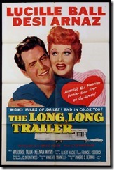 Long, long Trailer movie poster 1954 Lucille Ball & Desi Arnaz