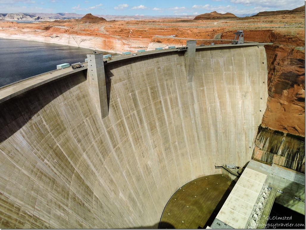 Glen Canyon Dam from Visitor Center Page Arizona