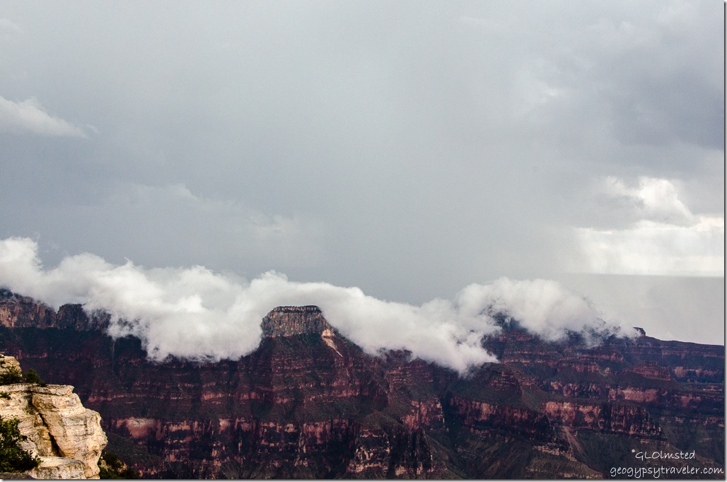 Inversion from Lodge North Rim Grand Canyon National Park Arizona