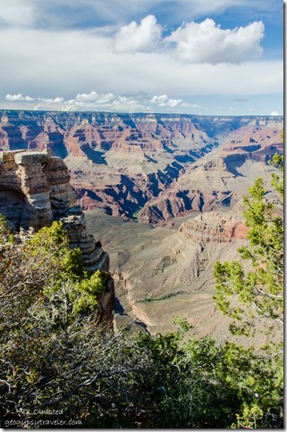 North Rim from South Rim Grand Canyon National Park Arizona