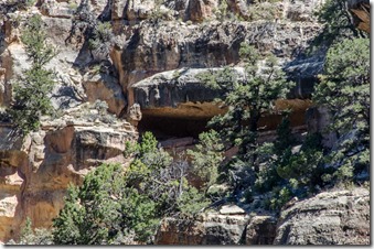 Shallow cave Snake Gulch Kaibab National Forest Arizona