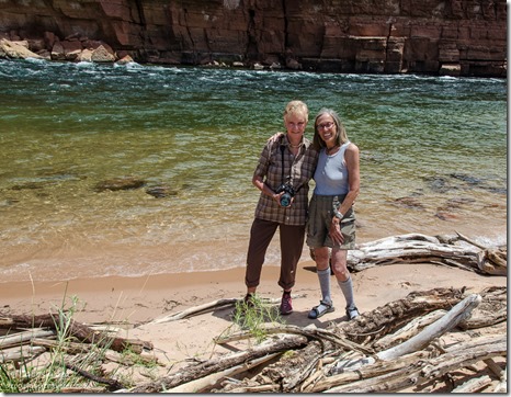 Diane & Gaelyn Colorado River Lees Ferry Glen Canyon National Recreation Area Arizona