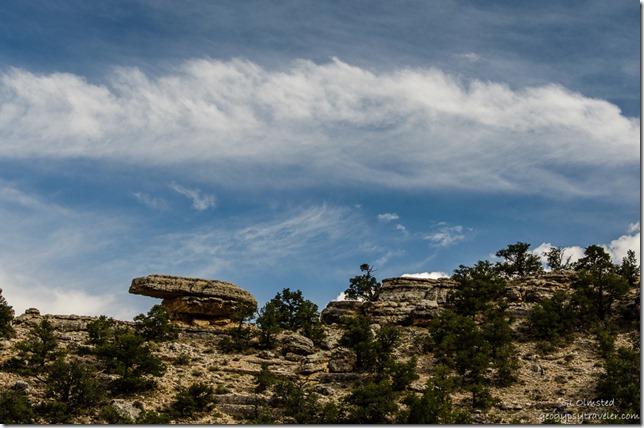 Clouds over Turtle Rock Kaibab National Forest Arizona