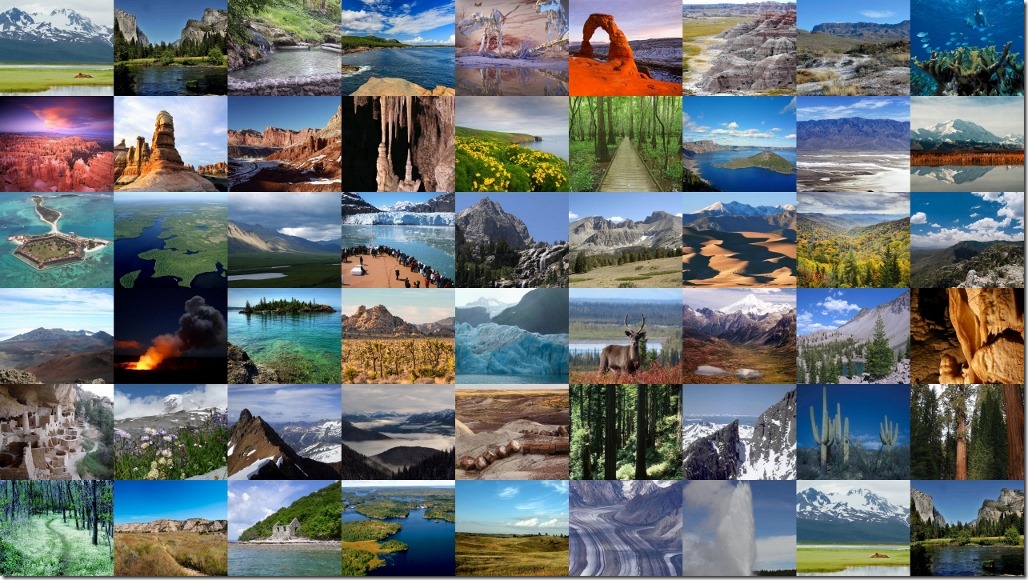 National Parks collage