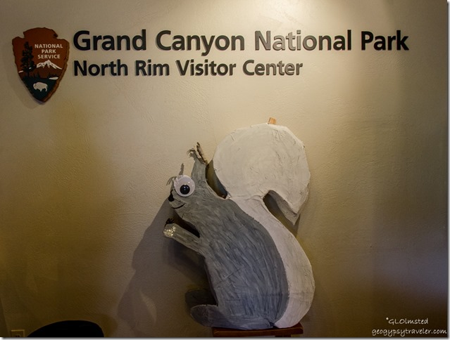 Kaibab squirrel pinata in Visitor Center North Rim Grand Canyon National Park Arizona