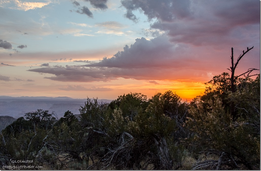 Sunset Crazy Jug Point Kaibab National Forest Arizona
