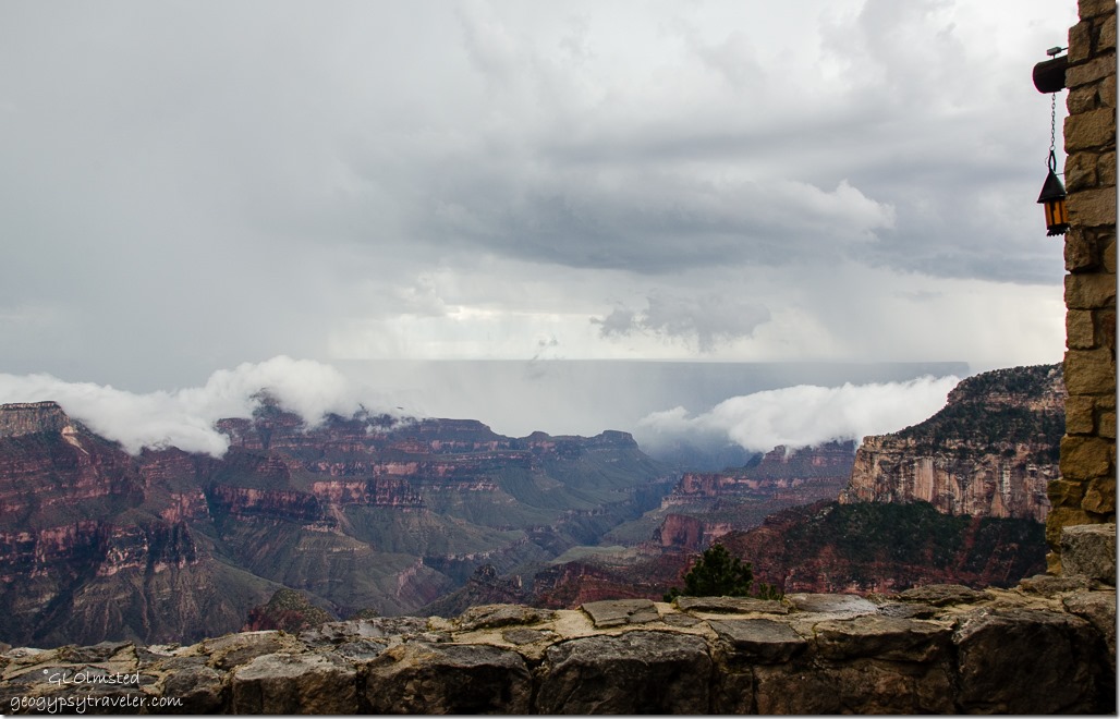 Inversion from Lodge North Rim Grand Canyon National Park Arizona