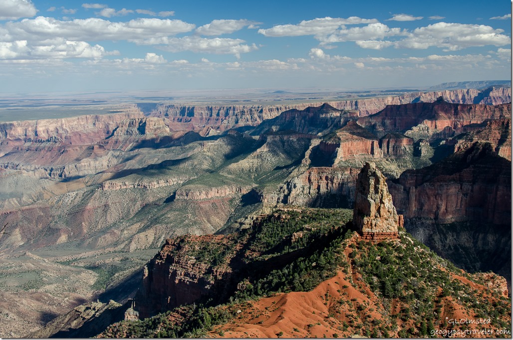 Mount Hayden & beyond from Point Imperial North Rim Grand Canyon National Park Arizona
