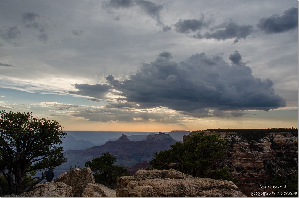 Sunset from Cape Royal North Rim Grand Canyon National Park Arizona