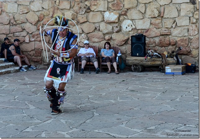 Derek hoop dancing Heritage Days North Rim Grand Canyon National Park Arizona