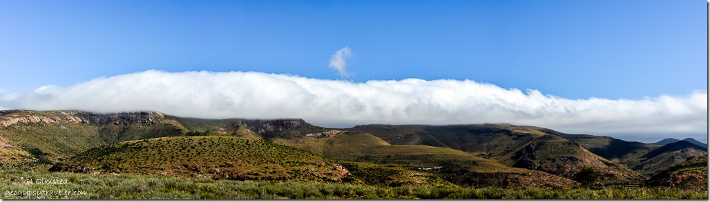 Tablecloth on mountains Mountain Zebra National Park Eastern Cape South Africa