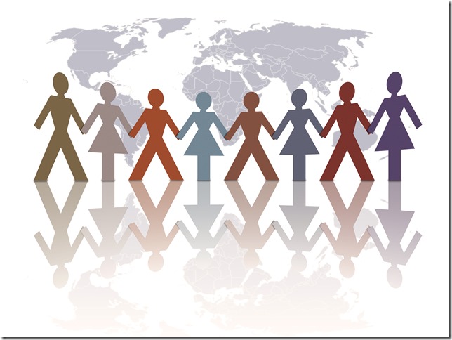 diversity of world humans illus
