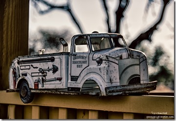 Old toy truck Berta's Yarnell Arizona