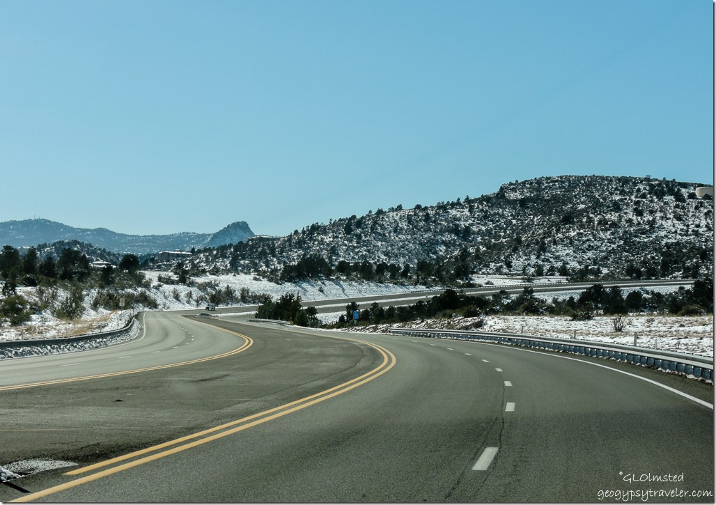 Snow Pioneer Parkway West Prescott Arizona