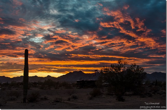 Sunset Quartzsite Arizona