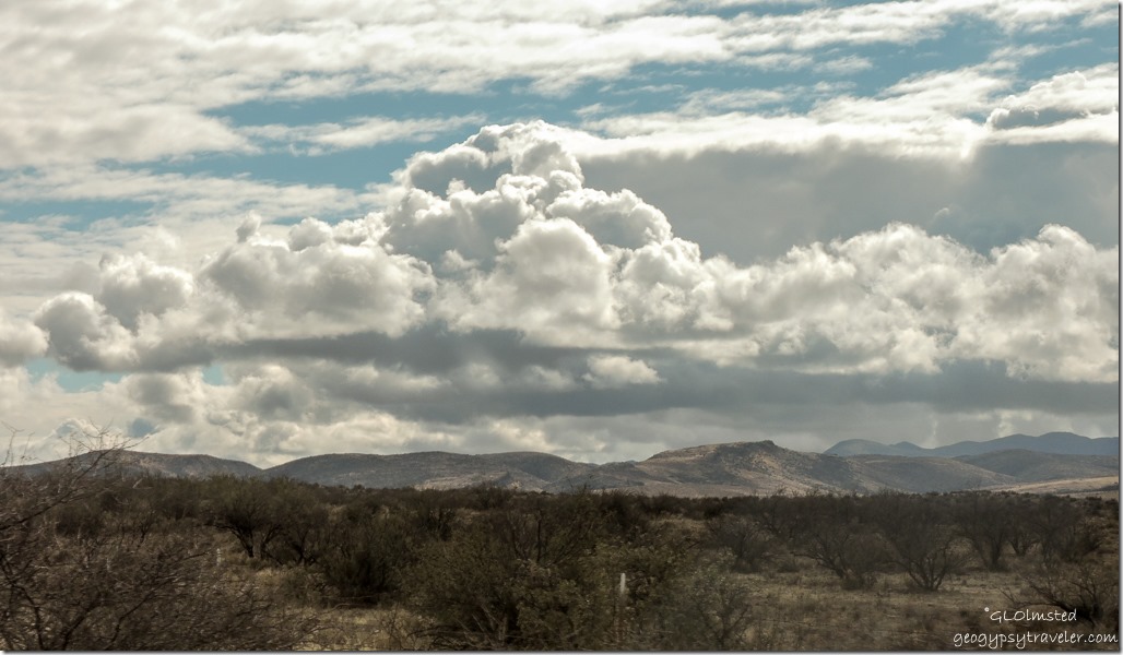 Clouds Weaver Mts SR89 Peeples Valley Arizona