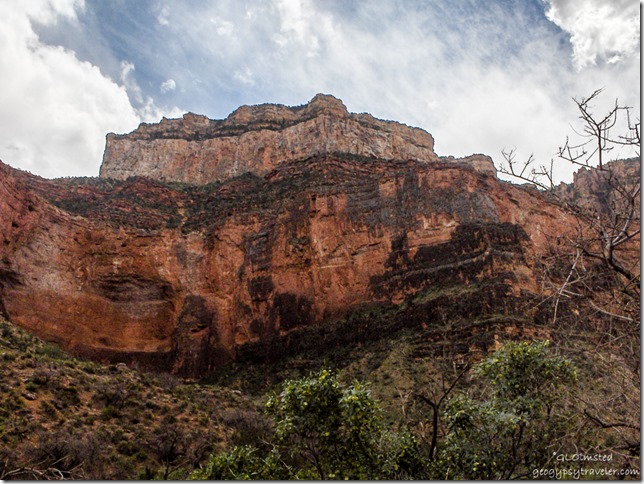 Along Bright Angel trail Grand Canyon National Park Arizona